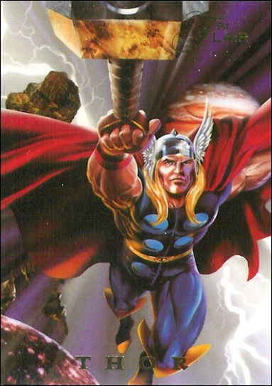 Marvel Annual Flair '94 (PowerBlast Subset) card 13 Thor
