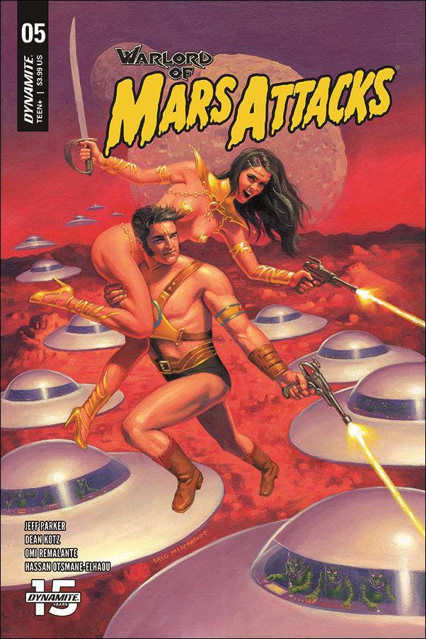 Warlord of Mars Attacks issue 5 Greg Hildebrandt Cover