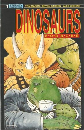 Dinosaurs for Hire (1988) issue 1-B Dave Cooper Cover (2nd Printing)