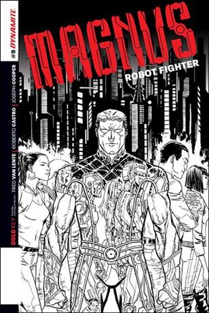 Magnus Robot Fighter (2014) issue 9-D Cory Smith 1:25 Black & White Cover