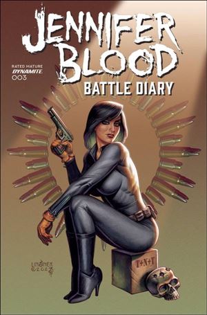 Jennifer Blood: Battle Diary issue 3 Joseph Michael Linsner Cover
