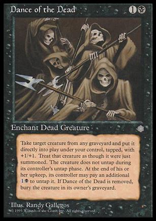 Magic the Gathering: Ice Age (Base Set) card 118 Dance of the Dead