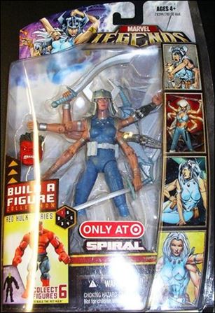 Marvel Legends (Red Hulk Series) figure 4 Spiral (Blue & Silver Costume)