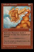 Magic the Gathering: Portal (Base Set) card 154 Volcanic Hammer