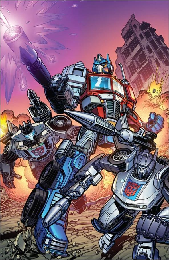 Transformers (2023) issue 16-H Retailer Exclusive Chad Hardin Foil Virgin Cover