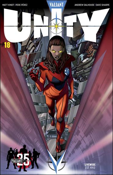 Unity (2013) issue 18-C Rafa Sandoval Valiant 25th Anniversary Cover