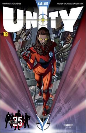 Unity (2013) issue 18-C Rafa Sandoval Valiant 25th Anniversary Cover