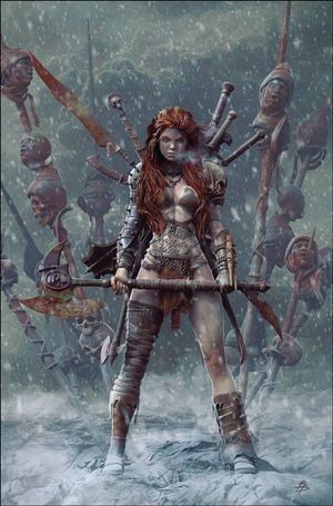 Red Sonja (2023) issue 2-U Björn Barends 1:50 Virgin Cover