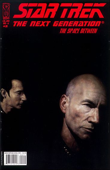 Star Trek: The Next Generation: The Space Between issue 2 Jeremy Geddes Black Cover