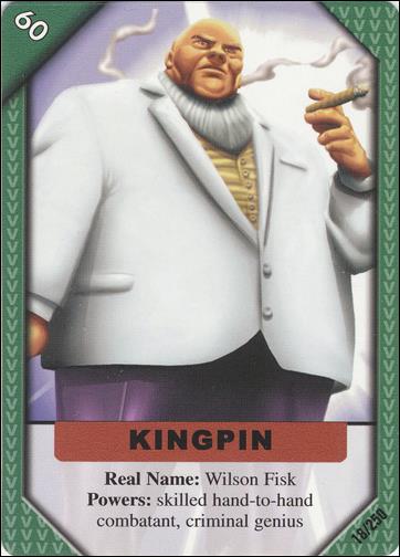 Marvel ReCharge: Inaugural Edition (Base Set) card 18 Kingpin