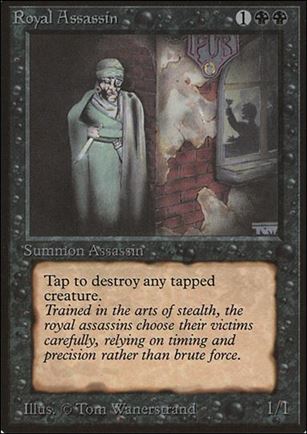 Magic the Gathering: Limited Edition Beta (Base Set) card 124 Royal Assassin