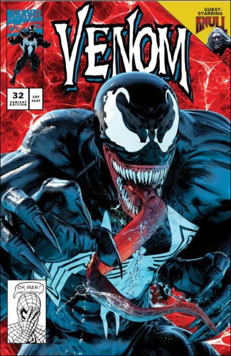 Venom (2018) issue 32-K Mike Mayhew Red Homage Cover 1/3000