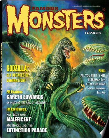 Famous Monsters of Filmland issue 274-D Godzilla vs Biollante Cover