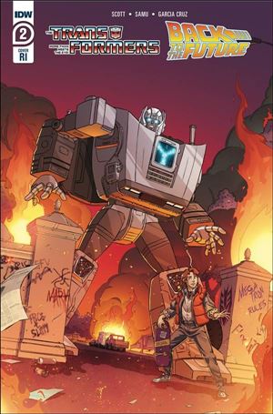 Transformers/Back to the Future issue 2-C Dan Schoening 1:10 Cover