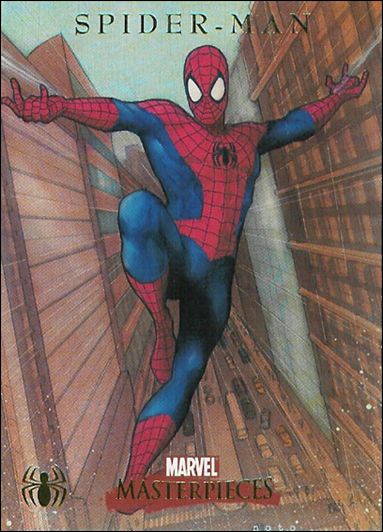 2007 Marvel Masterpieces (Spider-Man Parallel Foil Subset) card S1 Spider-Man