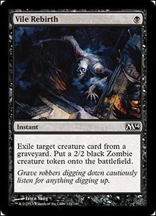 Magic the Gathering: 2014 Core Set (Base Set) card 121 Vile Rebirth