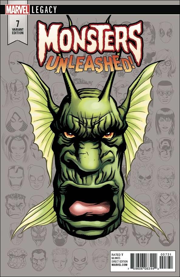 Monsters Unleashed (2017/06) issue 7-C Mike McKone 1:10 Headshot Cover