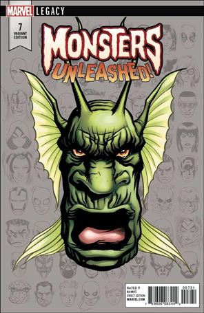 Monsters Unleashed (2017/06) issue 7-C Mike McKone 1:10 Headshot Cover