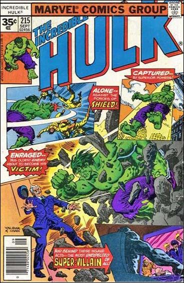 Incredible Hulk (1968) issue 215-B 35 Cent Price Cover