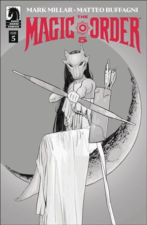 Magic Order 5 issue 5-B Matteo Buffagni B&W Cover