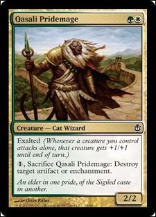 Magic the Gathering: Duel Decks: Ajani vs. Nicol Bolas card 10 Qasali Pridemage