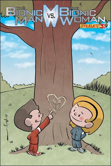 Bionic Man vs the Bionic Woman issue 3-C Chris Eliopoulos 1:xx Cute Cover