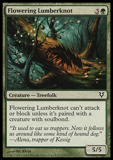 Magic the Gathering: Avacyn Restored (Base Set) card 178 Flowering Lumberknot