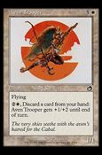 Magic the Gathering: Torment (Base Set) card 2 Aven Trooper