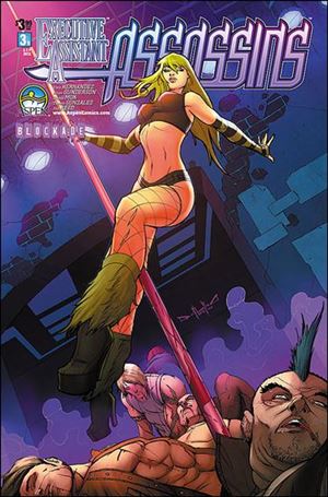 Executive Assistant: Assassins issue 3-B Pasquale Qualano Cover