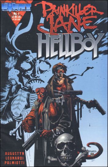 Painkiller Jane/Hellboy issue 1-B Mike Mignola Cover
