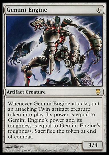 Magic the Gathering: Darksteel (Base Set) card 121 Gemini Engine