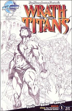 Wrath of the Titans issue 1-C Solo Sketch Cover (2nd Printing)