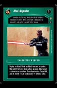 Star Wars: Tatooine Limited (Base Set) card 49 Maul's Lightsaber