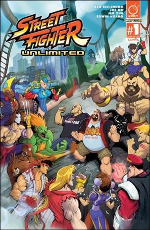 Street Fighter Unlimited issue 1-Q Strange Adventures Comics & Curiosities Cover