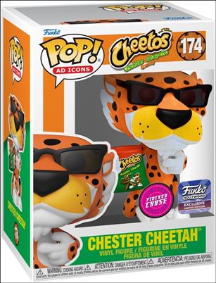 POP! Ad Icons figure 174-B Chester Cheetah (Flocked) Chase Funko Hollywood
