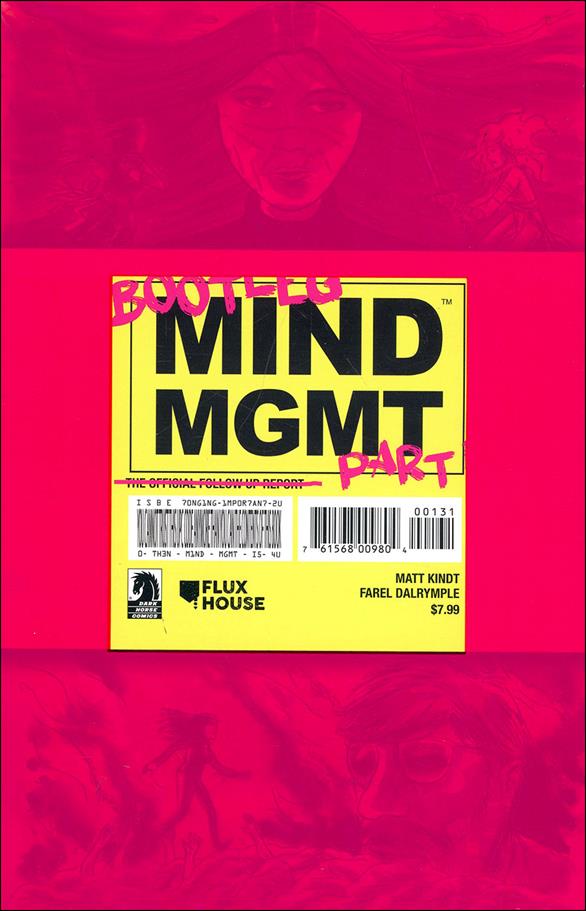 Mind MGMT: Bootleg 1-C by Dark Horse