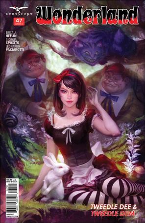 Grimm Fairy Tales Presents Wonderland issue 47-C Josh Burns Cover