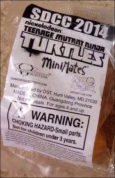 Teenage Mutant Ninja Turtles Minimates (Series 1) figure 2 Translucent Michelangelo