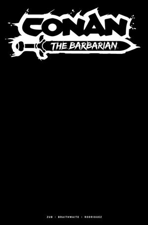 Conan the Barbarian (2023) issue 5-F Black Blank/Sketch Cover
