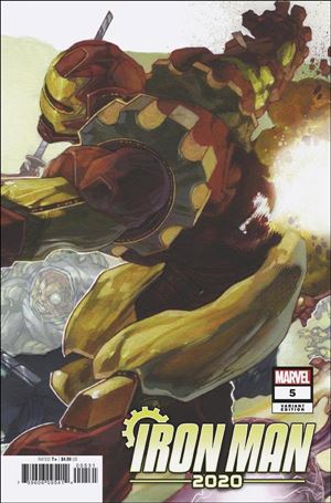 Iron Man 2020 (2020) issue 5-B Simone Bianchi Connecting Cover