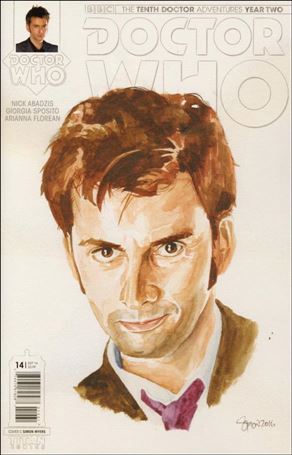 Doctor Who: The Tenth Doctor Year Two issue 14-C Simon Myers Cover