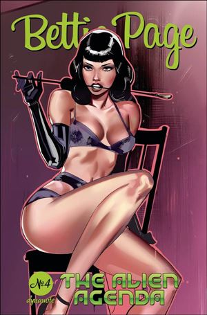 Bettie Page: The Alien Agenda issue 4-H Celor Cover