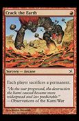 Magic the Gathering: Betrayers of Kamigawa (Base Set) card 98 Crack the Earth