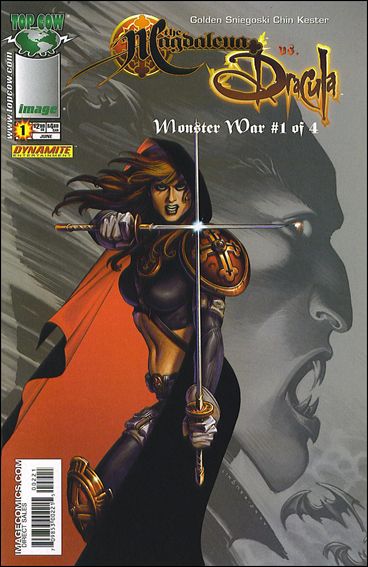 Magdalena vs Dracula Monster War 2005 issue 1-C Joseph Michael Linsner Cover