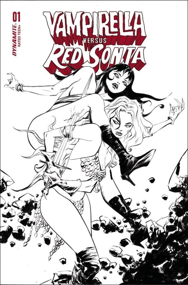 Vampirella vs Red Sonja issue 1-I Jae Lee 1:20 B&W Cover