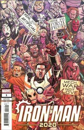 Iron Man 2020 (2020) issue 1-C Nick Roche Party Cover