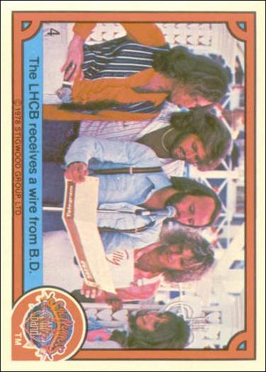 Sgt. Pepper's Lonely Hearts Club Band (Base Set) card 4 The LHCB receives a wire from B.D.