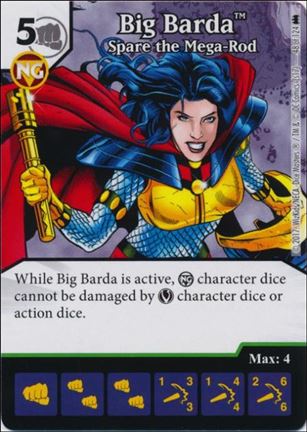 DC Comics Dice Masters Batman card 48 Big Barda: Spare the Mega-Rod