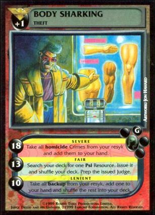 Dredd: The Card Game card 6 Body Sharking