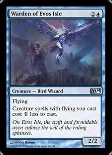 Magic the Gathering: 2014 Core Set (Base Set) card 79 Warden of Evos Isle